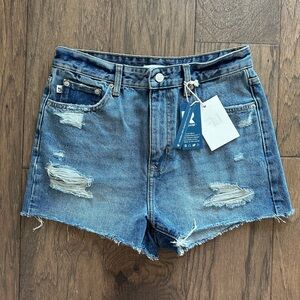 Lovers + Friends Jack High Rise Cut Off Shorts